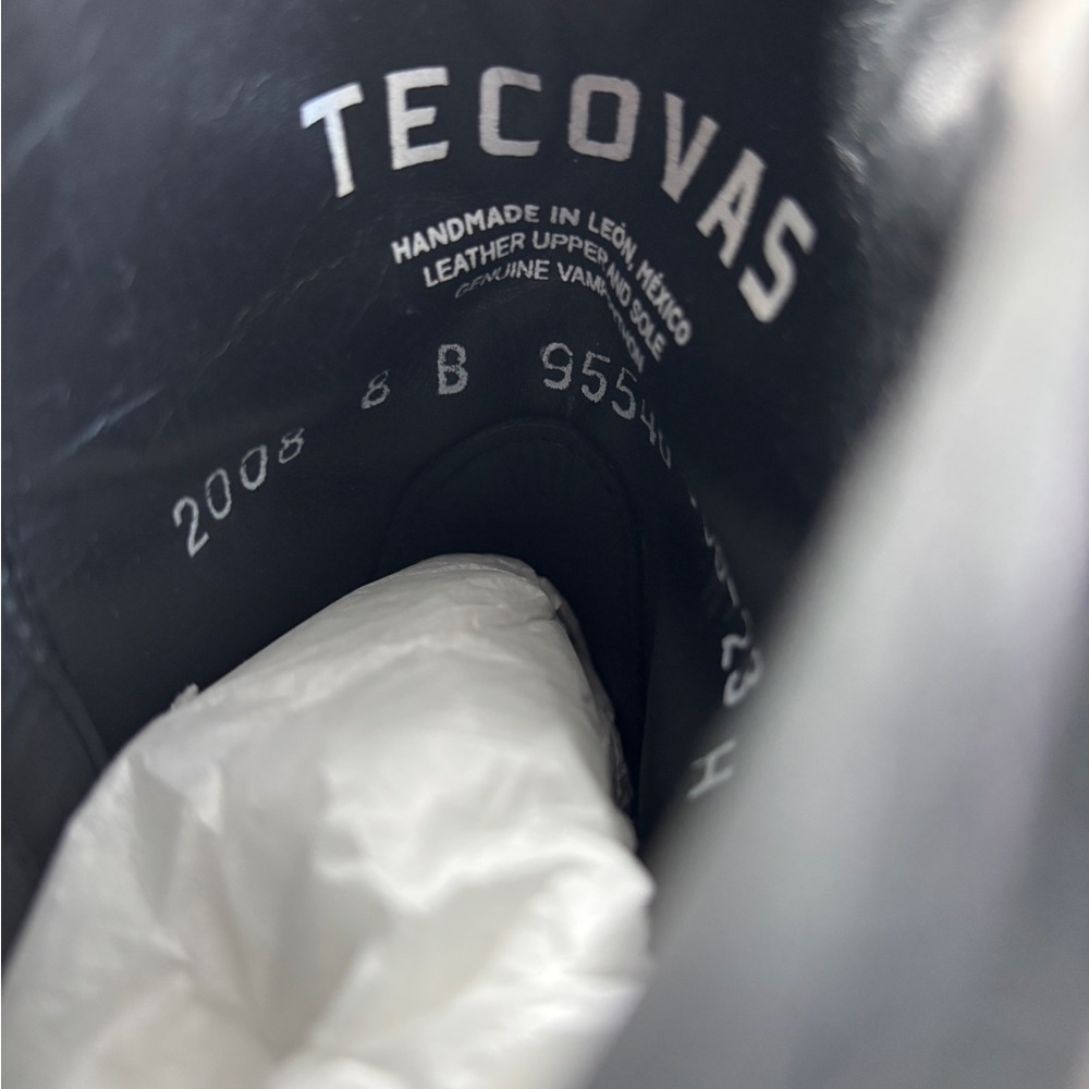 Tecovas Daisy Burgundy Python Snakeskin Heeled Bo… - image 7